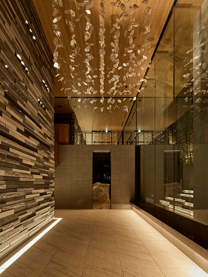 都心高層住居の庭屋一如：内装・インテリア