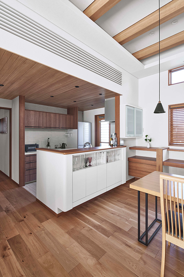 所沢の邸宅：内装・インテリア