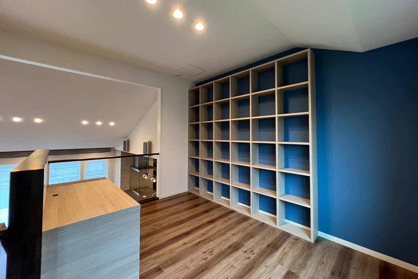 スキップフロアの平屋：内装・インテリア