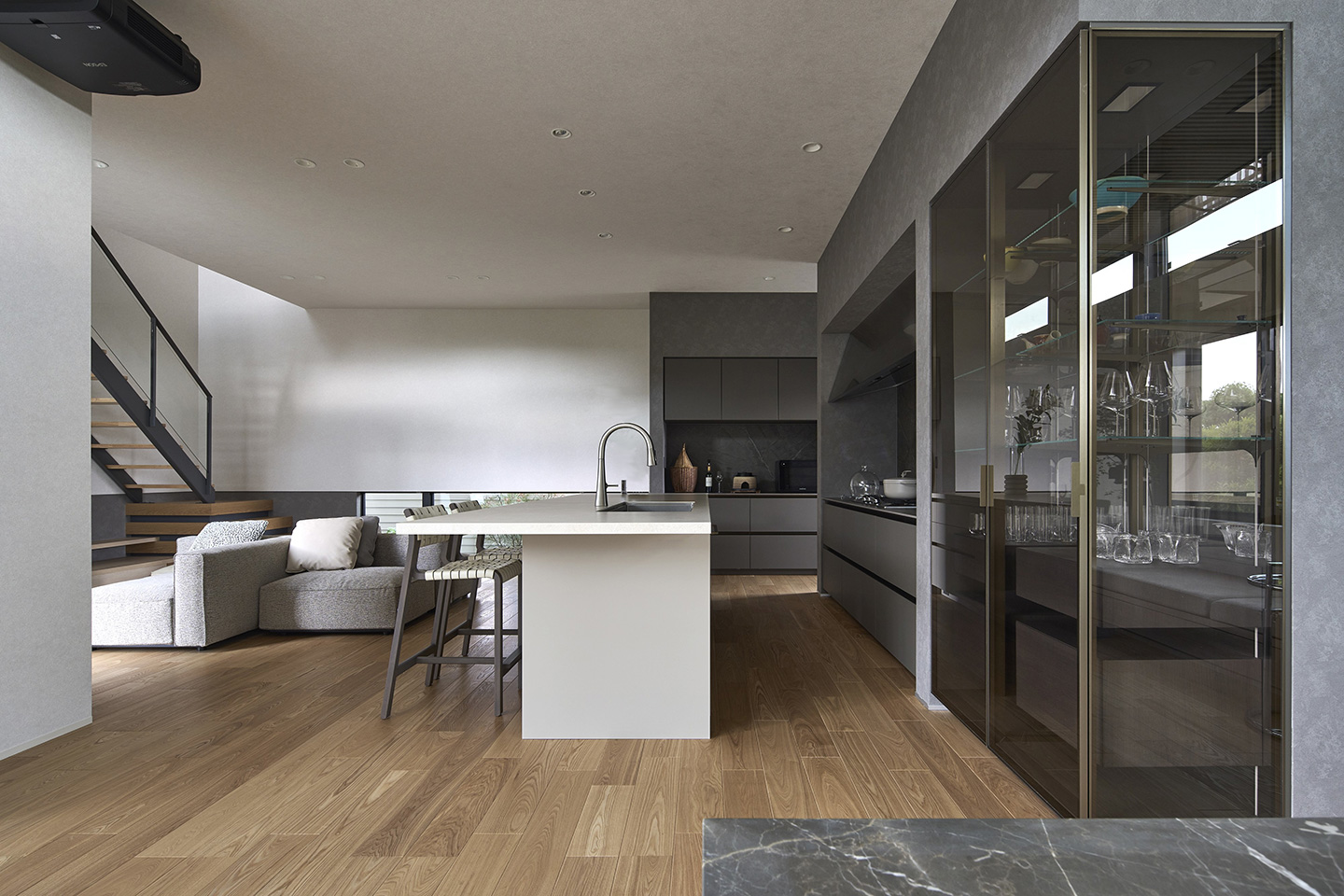 人の集いを育む家：内装・インテリア