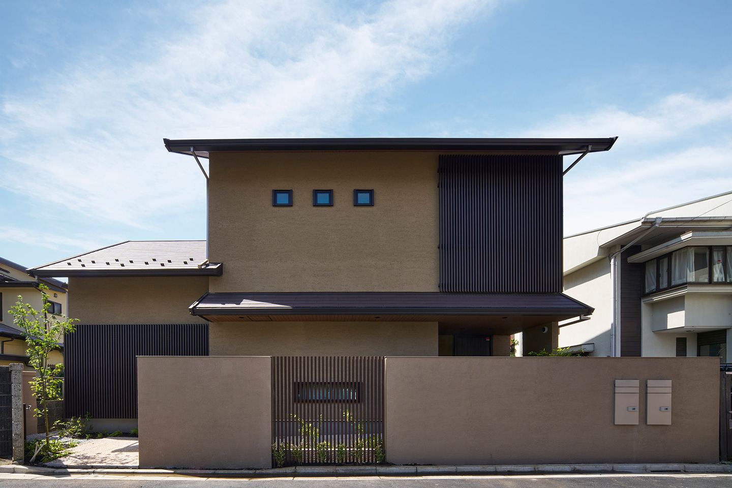 格子の家～老後を楽しむ住まい～：外観