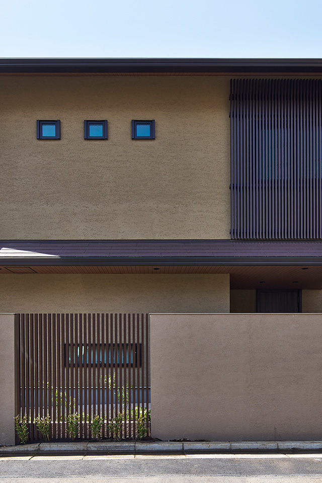 格子の家～老後を楽しむ住まい～：外観