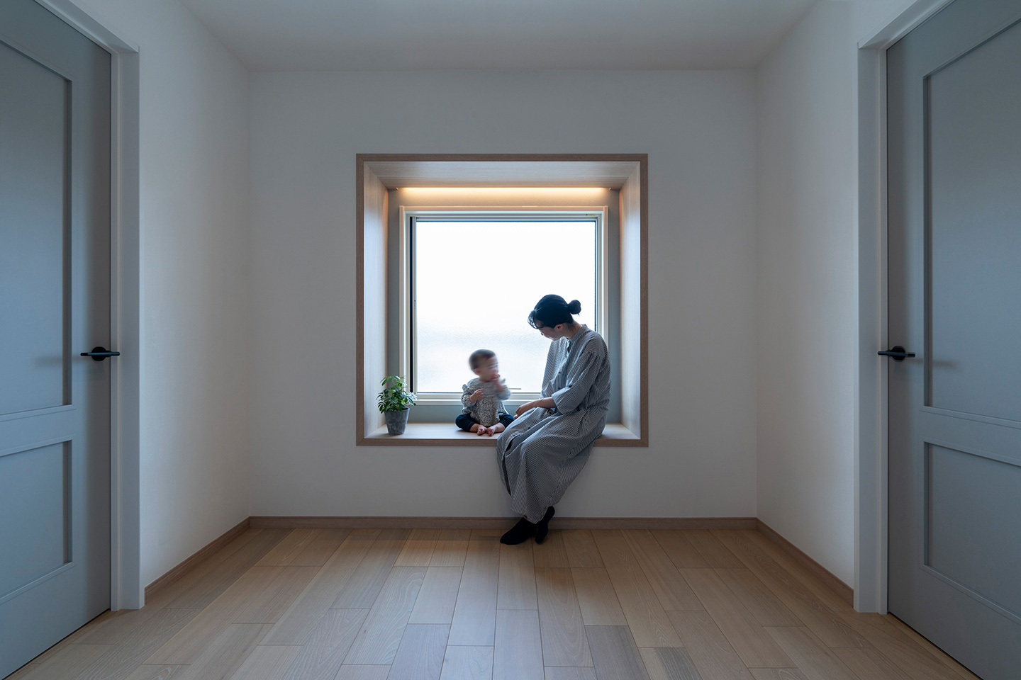 ホワイト、或いはスタウトブルー：内装・インテリア