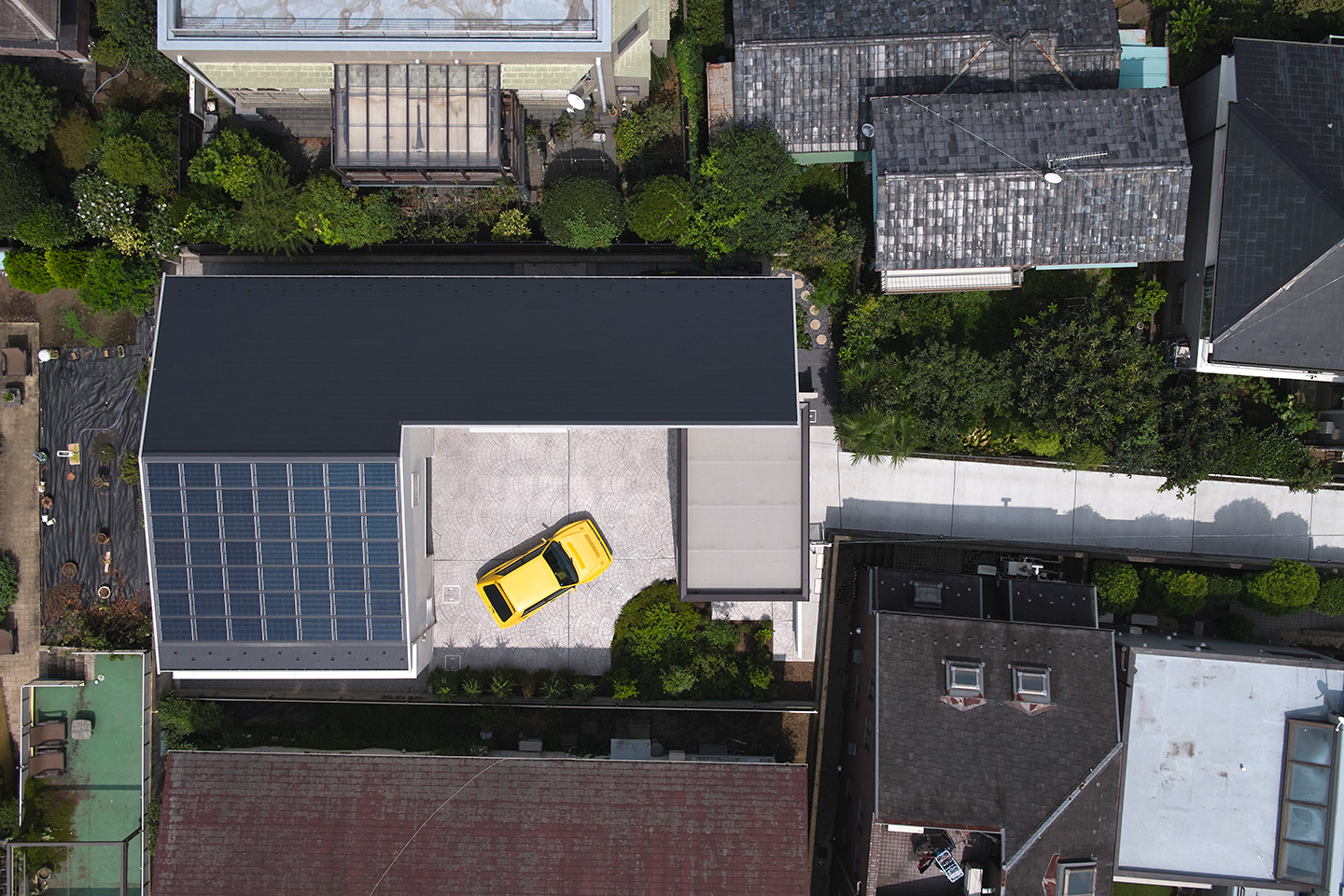 お茶室とDELTA：外観