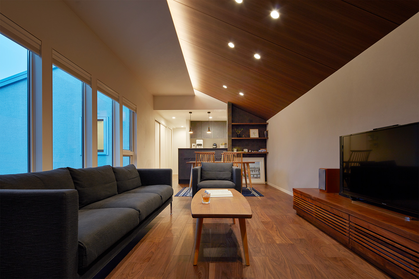 お茶室とDELTA：内装・インテリア