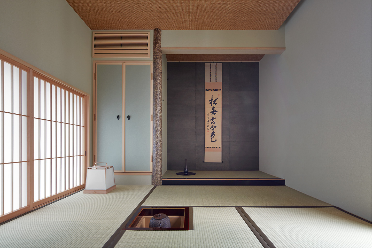 お茶室とDELTA：内装・インテリア