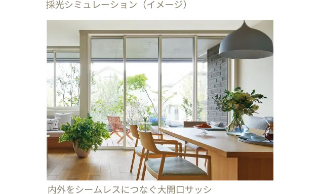 大開口サッシ イメージ画像