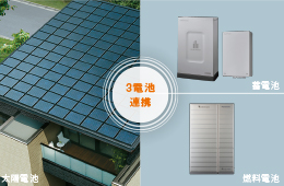 停電対策・省エネ・環境配慮の「3電池連携」