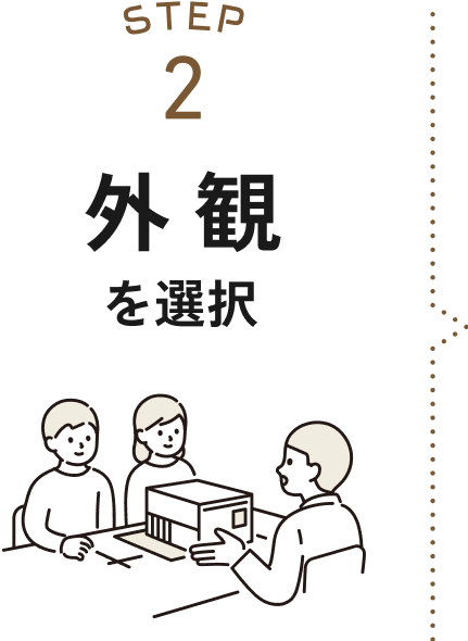 step2 外観を選択