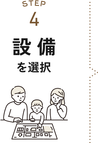 step4 設備を選択