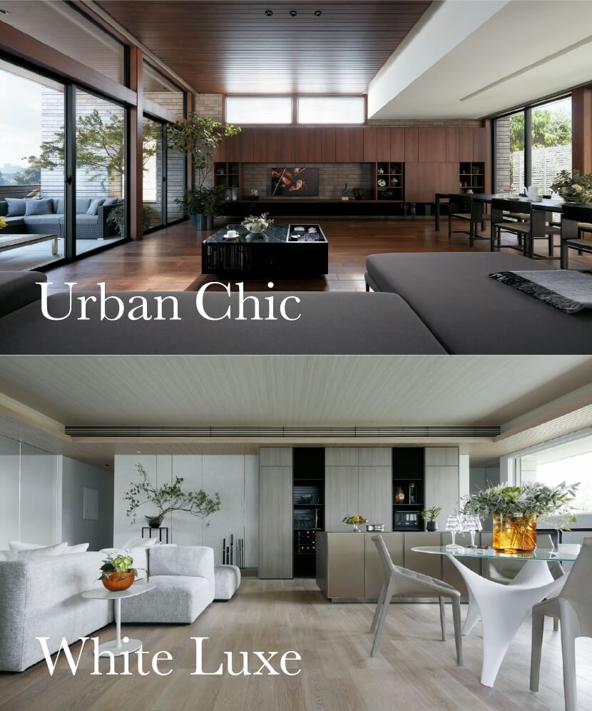 Urban chic + White Luxe